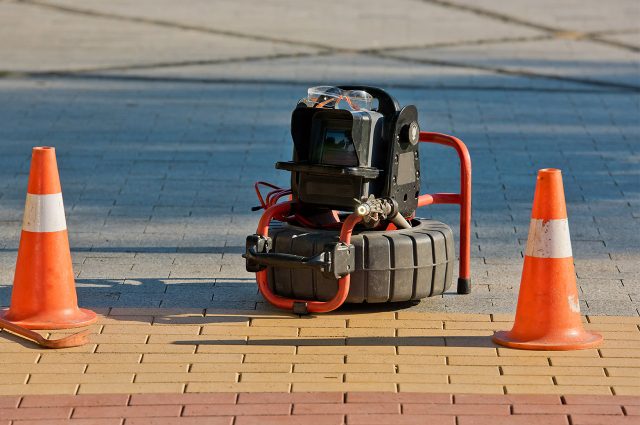 A drain inspection camera