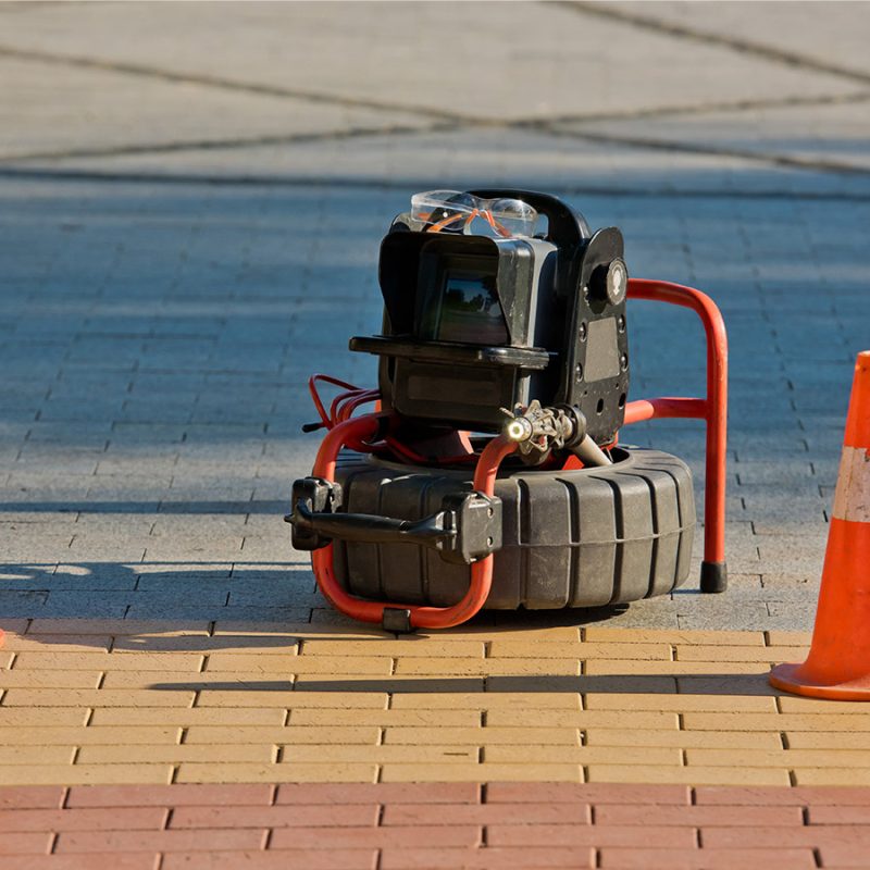 A drain inspection camera