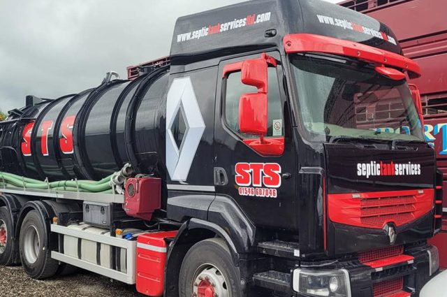 Septic Tank Services lorry