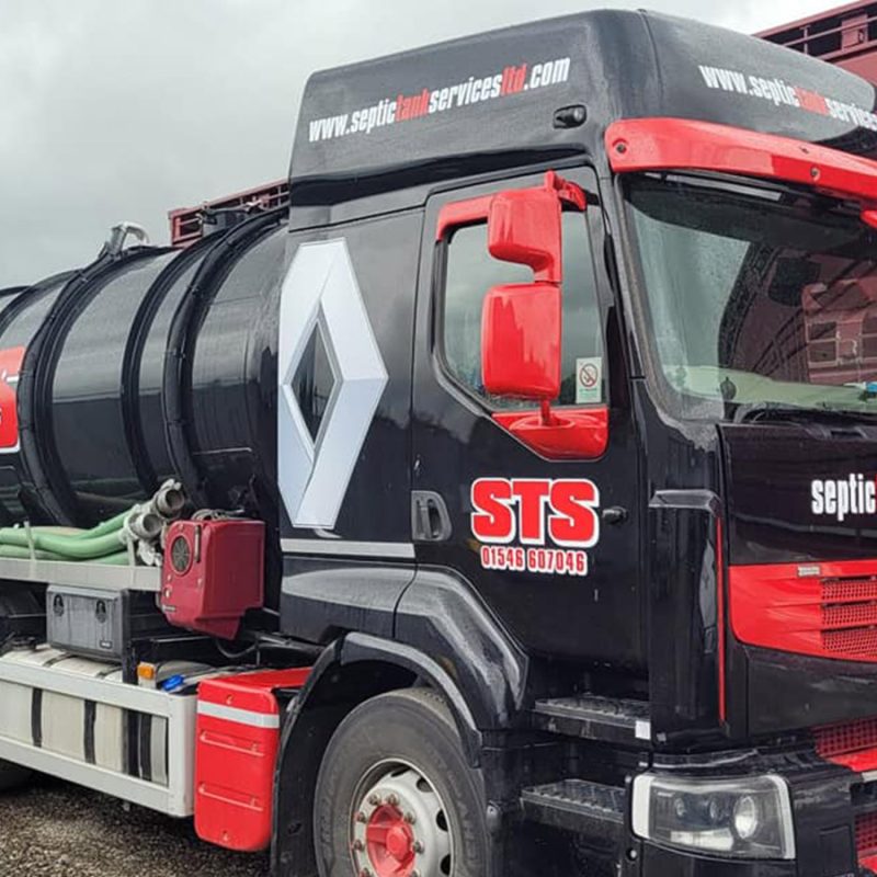 Septic Tank Services lorry