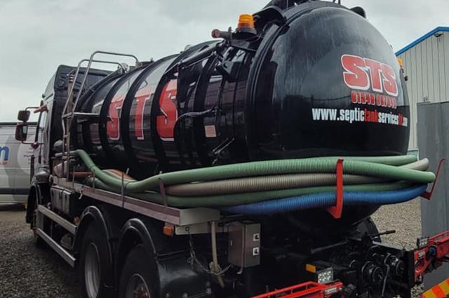 A Septic Tank Services lorry