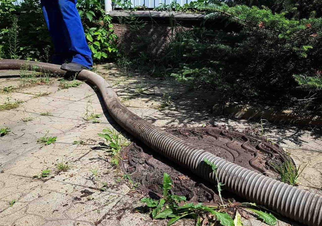 Maintaining a sewage treatment plant.