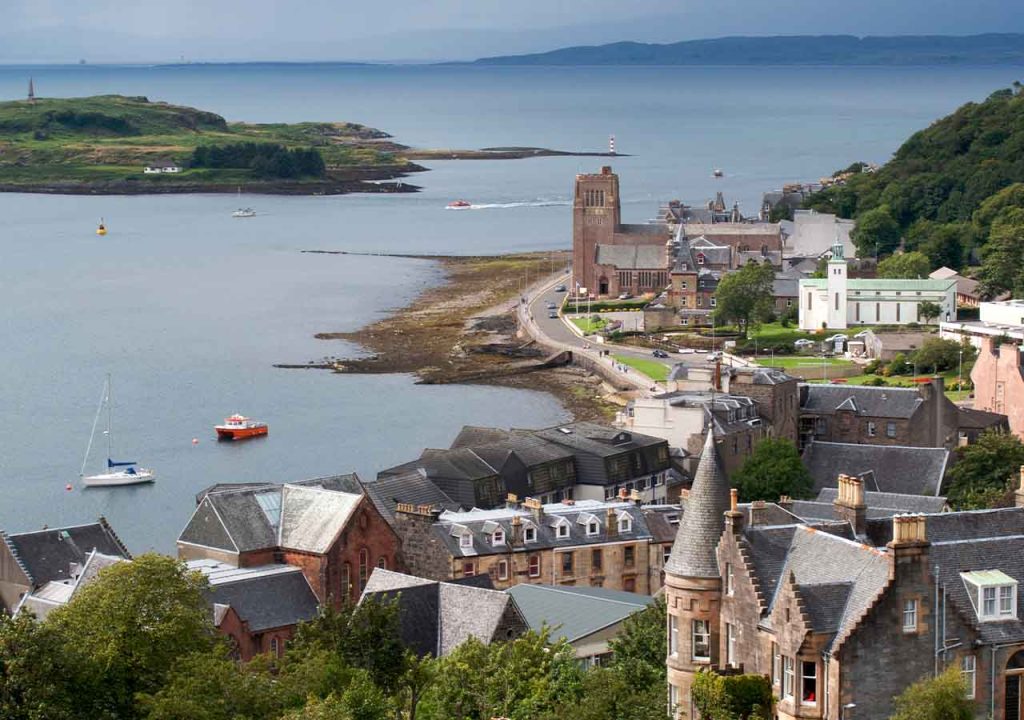 Oban from the air.